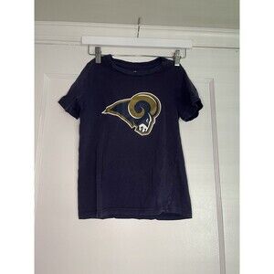 NFL Los Angeles Rams Blue Shirt Kids Small Official Licensed Football
